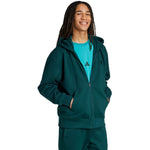 adidas Men's ALL SZN Fleece Full-Zip Sweatshirt Green JX5101 General