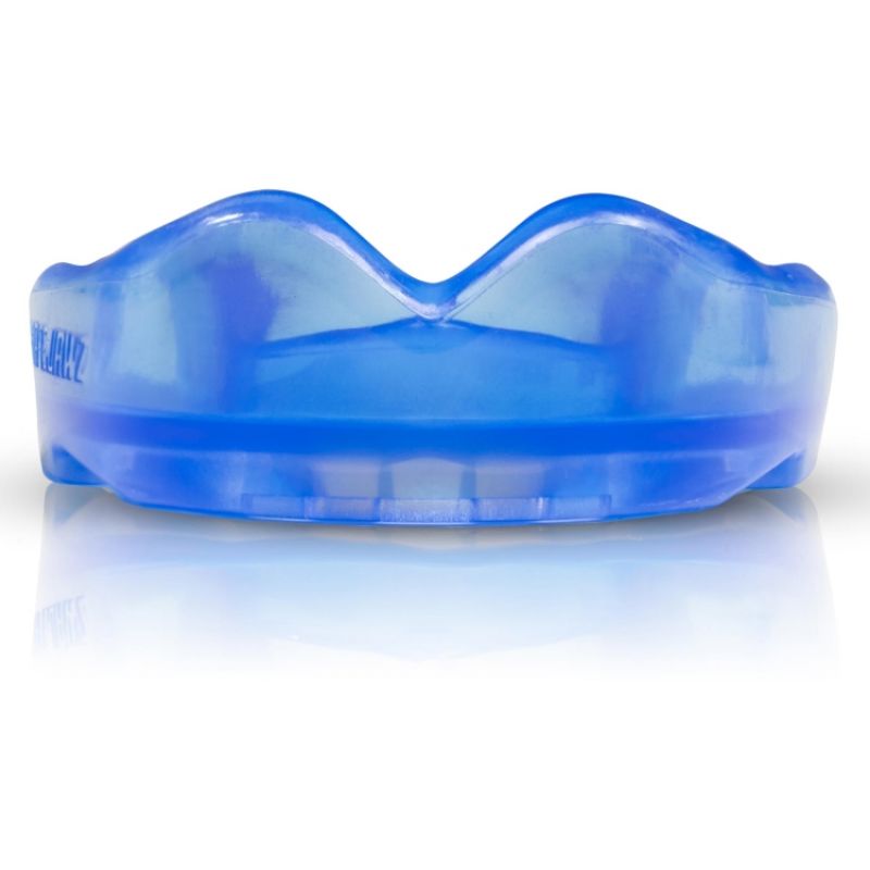 TOP TEN OZ-TT "Extro Fangz" Mouthguards Black senior protectors and knee pads