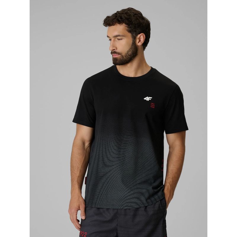 4F Men's regular printed T-shirt póló 4FRSS26TTSHM4040-20A