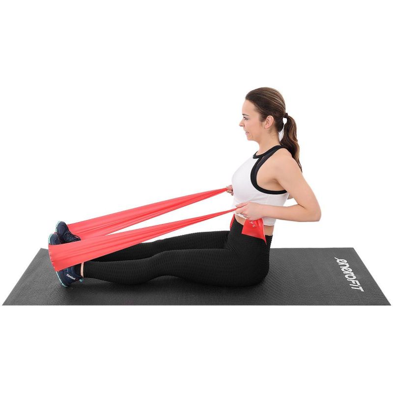 Enero Pro TRAINING TAPE FOR PILATES EXERCISES .40MM 10-15KG GREEN zöld training bands, training equipment, socks tapes