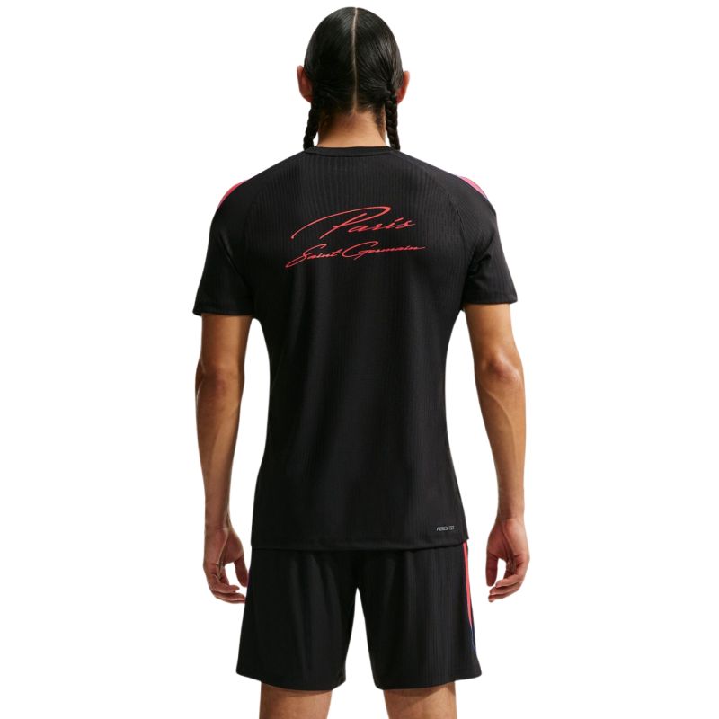 Nike PSG men's T-shirt black fekete póló