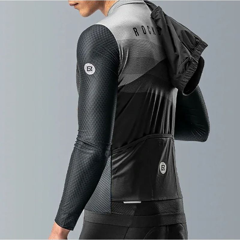 Rockbros 15120009003 Long Sleeve Cycling Jersey Spring/Summer - Black