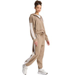 Adidas Essentials 3-Stripes French Terry Quarter-Zip Women’s Sweatshirt Beige 2xs pulóver KF8315