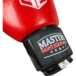 MASTERS FIGHT EQUIPMENT RBT-SIMPLE Leather Boxing Gloves kesztyű 012402-10