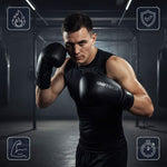Meteor 10 oz Training Boxing Gloves, Velcro, PU uniw kesztyű