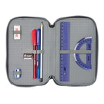 Real Madrid triple filled pencil case 37 pcs wielokolorowy tolltartó