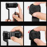 Rockbros Folding Bike Lock with Combination - Black