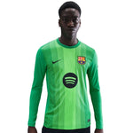 Nike FC Barcelona 2025/26 Stadium Goalkeeper Men's Jersey Green