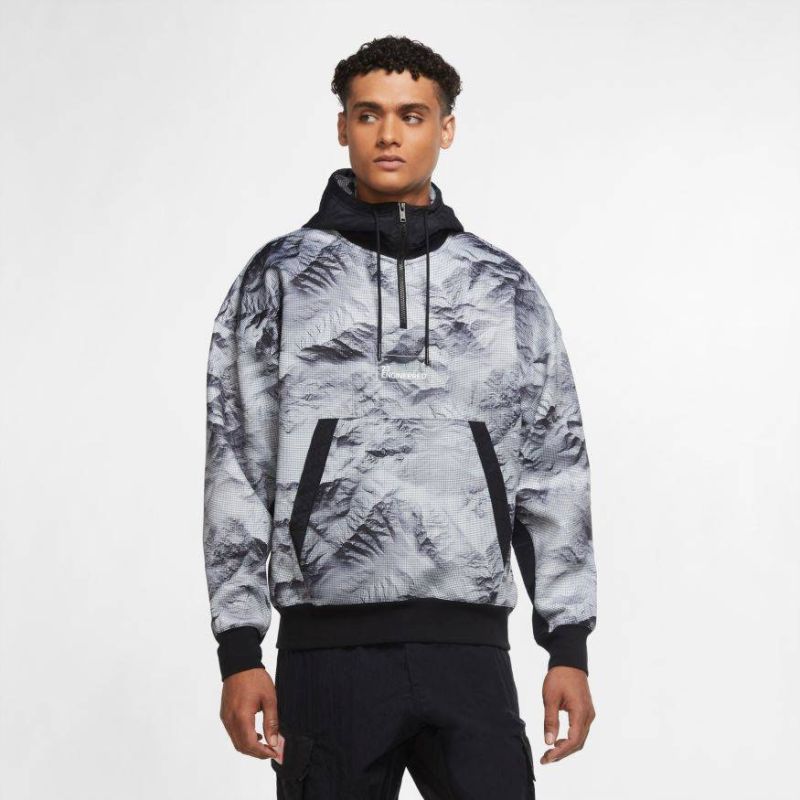 AIR Jordan 23 Engineered Printed Hoodie Gray - szürke pulóver