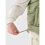 Men's down vest with natural filling 4F 4FWAW24TVJAM148-43S mellény