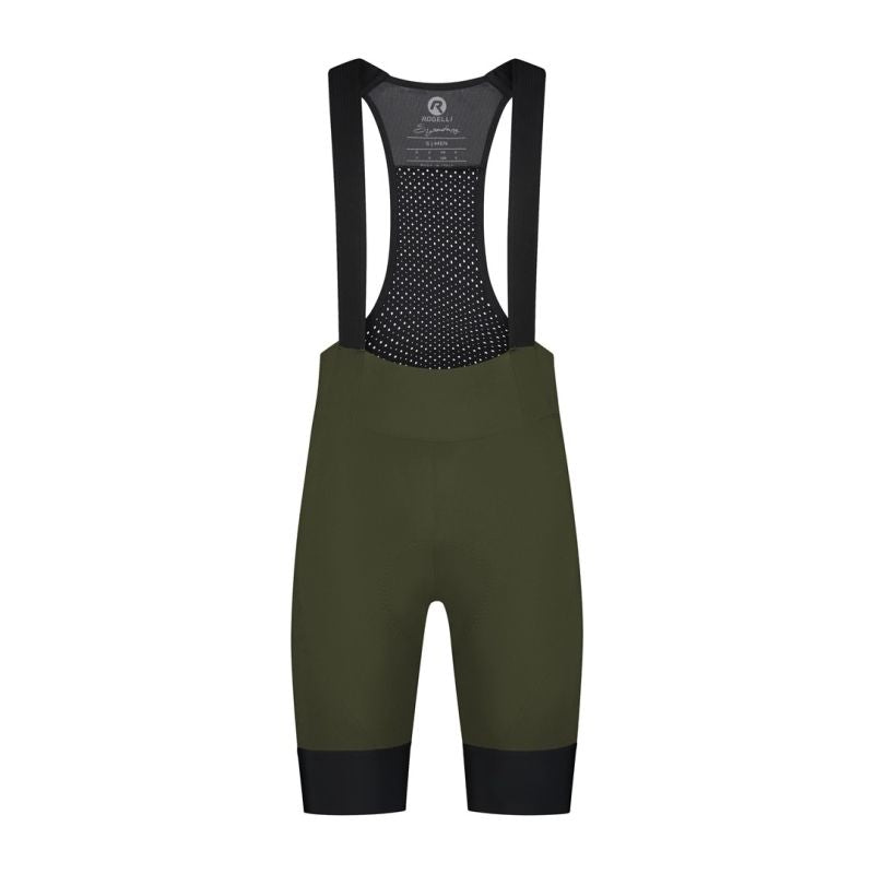 Rogelli SIGNATURE bib shorts green 3XL zöld ruházat