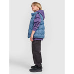 Boy's down vest with synthetic filling 4F 4FJRAW25TVJAM325-32S kabát