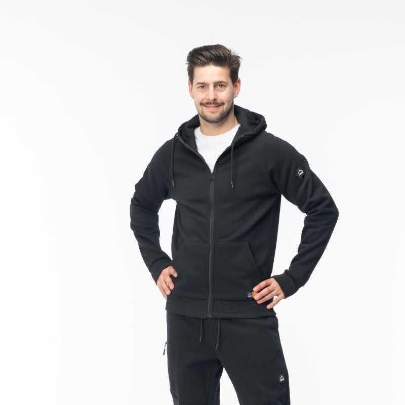 Elbrus Rufo II sweatshirt fekete pulóver