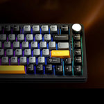 Machenike K600-B82W Wireless Mechanical Backlit Gaming Keyboard GR Silver Switch - Black szürke keyboards