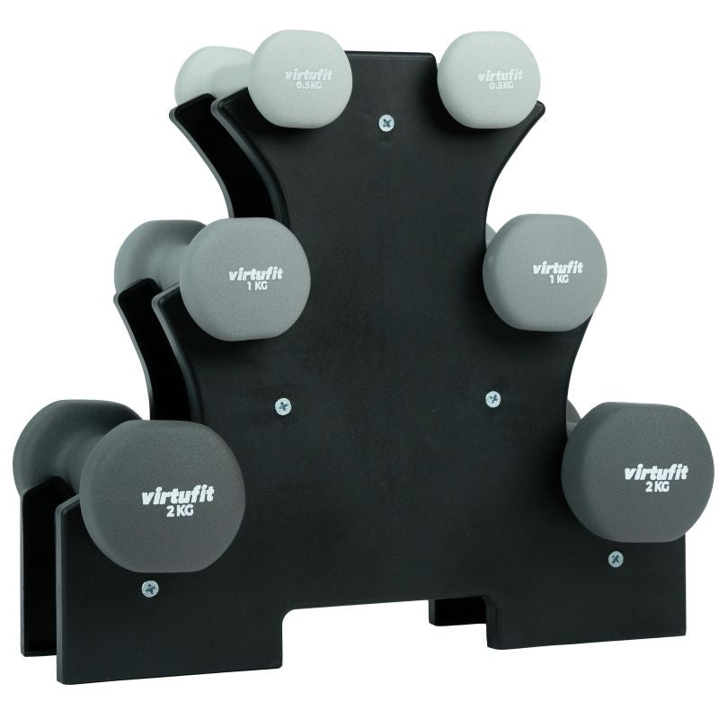 Virtufit Neoprene Dumbbell Set - Bar Bell Set - With Handle General