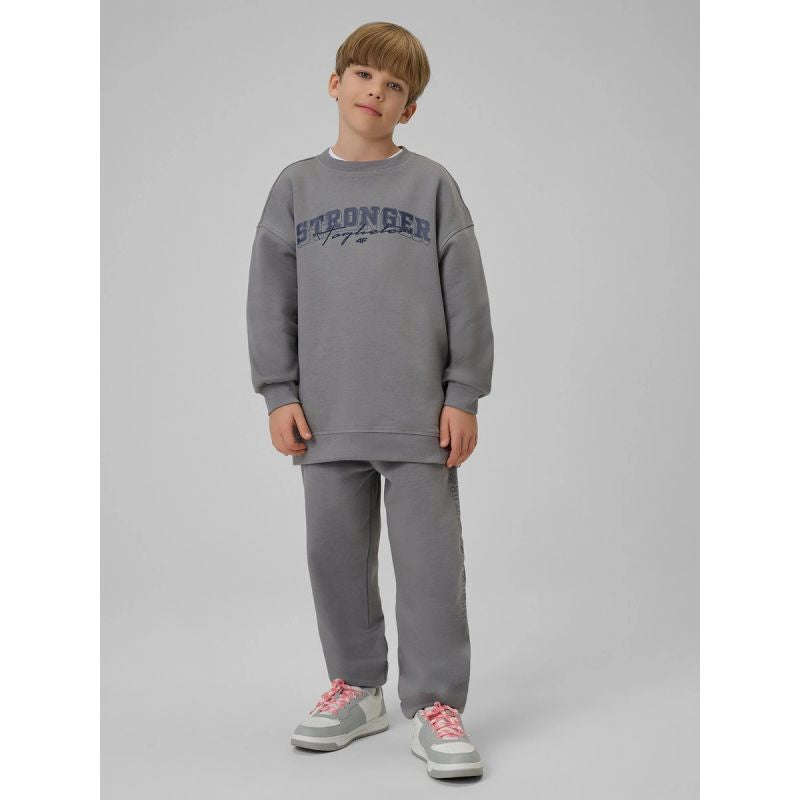 Boy's loose sweatshirt without hood 4F