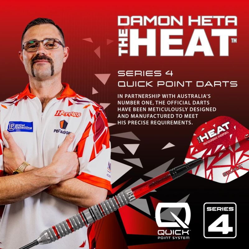 Harrows DAMON HETA SERIES 4 90% steeltip darts Egyéb