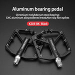 Rockbros K203-BK bicycle pedal set - black fekete sets