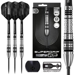 Harrows SUPERGRIP QP TORPEDO 90% steeltip darts dart felszerelés