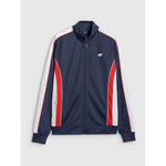 Men's zip-up sweatshirt without hood 4F 4FRAW25TSWSM2459-31S kapucnis pulóver