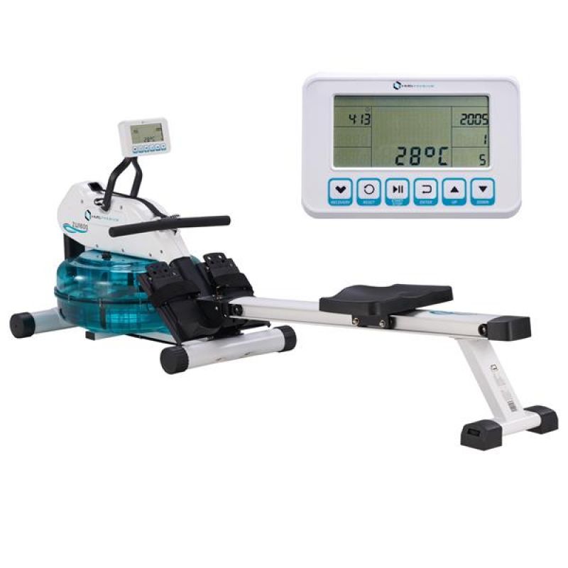 HMS Premium SEMI COMMERCIAL Water Rowing Machine fekete edzőfelszerelés 17-22-370