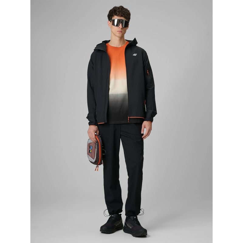 4F Men's relaxed T-shirt with print póló
