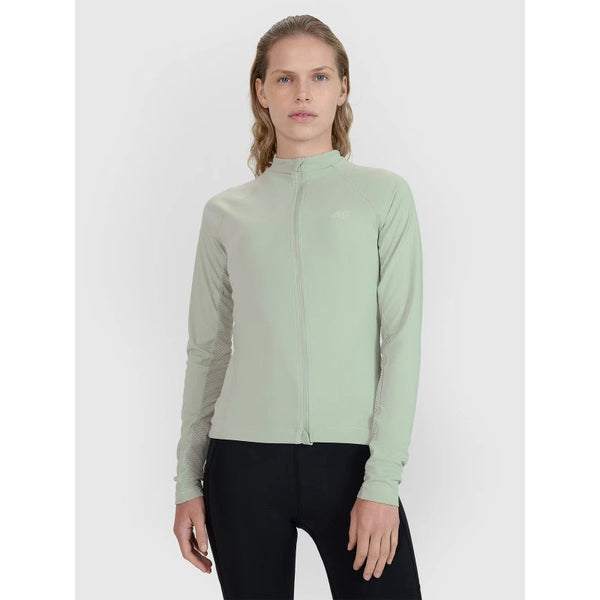 4f Women's cycling longsleeve with zipper 4FWSS25TFLOF343-47S General
