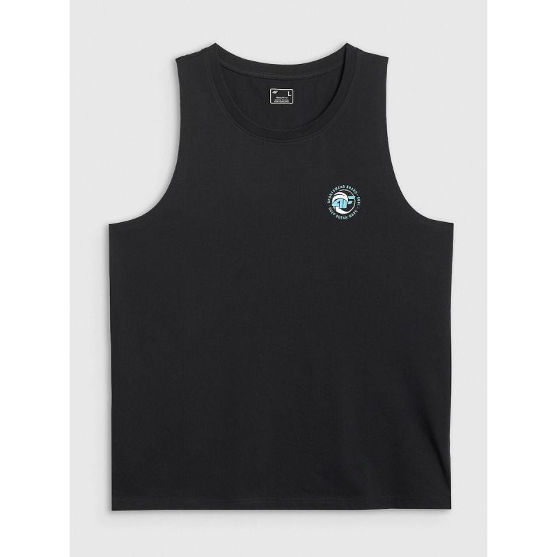 4F Men's regular sleeveless T-shirt with print póló