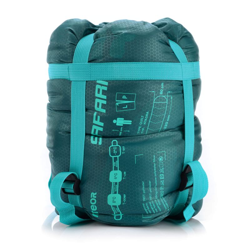 Meteor Safari Sleeping Bag zöld tourist equipment, sleeping bags