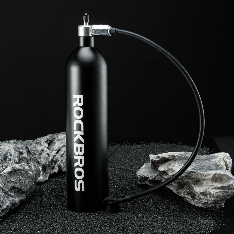 Rockbros Tubeless Tire Inflator 200 PSI 1.2l - Black 304004-189223