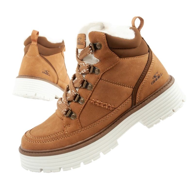 O'Neill winter boots women's hiking boots ankle boots insulated fashionable brown barna cipő