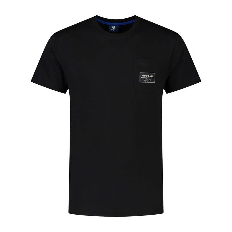 Rogelli men's t-shirt LOGO black fekete póló