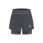 Rogelli women's 2-in-1 ESSENTIAL gray 2XL szürke short