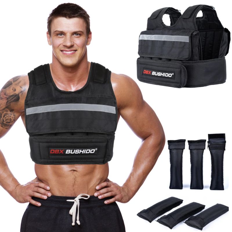 DBX Bushido Weighted Training Vest 12 Inserts (Empty) vests