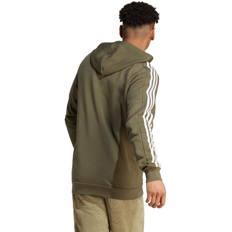 adidas Essentials Fleece 3-Stripes Full-Zip M sweatshirt IJ6492 Pulóver