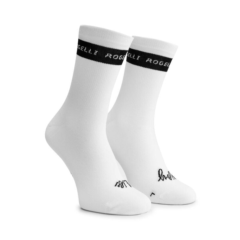 Rogelli CASUAL STRIPE socks white fehér zokni