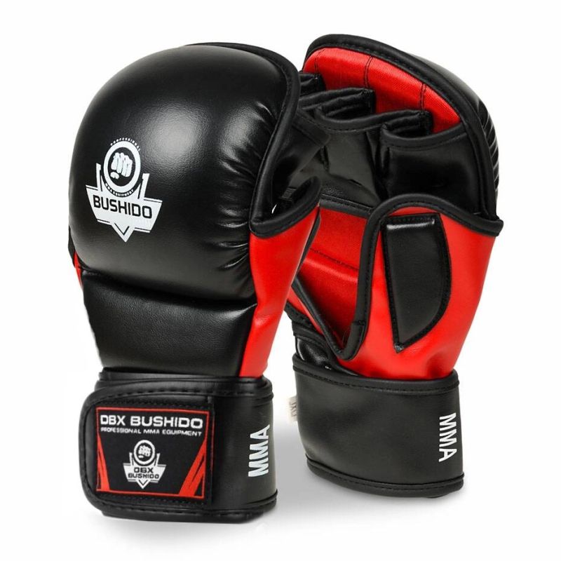 DBX Bushido MMAsparring gloves S/M - Phantom Red - Valor Series l/xl kesztyű