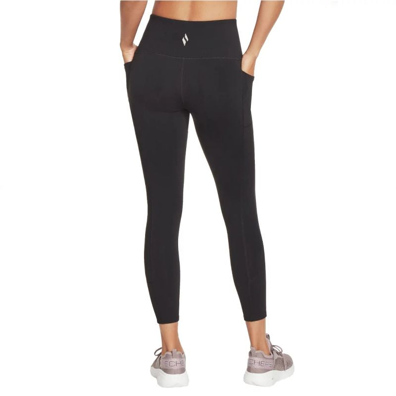 Skechers Go Walk High Waisted Leggings 7/8 W W03LG31B-BLK Nadrág