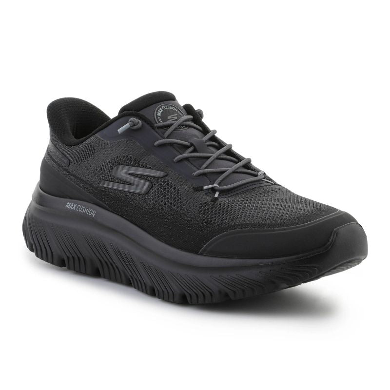 Skechers Slip-ins Go Walk Max Cushioning Hyper Burst Zoltar 217128-BBK Black fekete utcai cipő