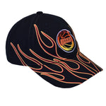 Mitchell & Ness NBA Houston Rockets Flamez Strapback Cap - 6LUXMM20018 HROBLCK uniwersalny baseball sapka