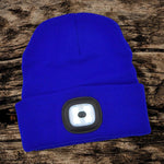 head Hat With 4-Led Headlamp 120 Lm 3 Modes For Tourism kék sapka GSP-1088235