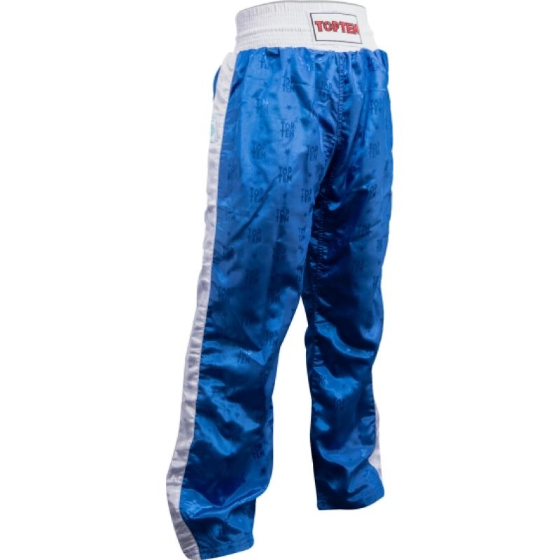 TOP TEN SKBP-TT CLASSIC kickboxing (WAKO APPROVED new) czarno - czerwone+xxxxs nadrág