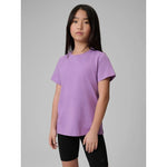 4F Regular plain girls' T-shirt shirts
