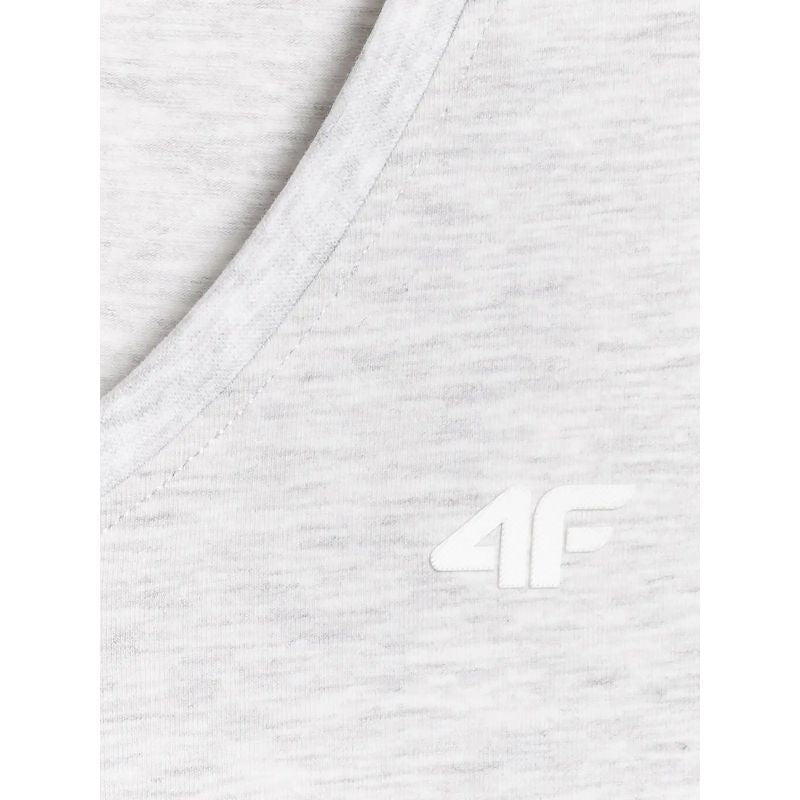 Women's basic V-neck T-shirt 4F 4FWMM00TTSHF3307-27M 2xl póló