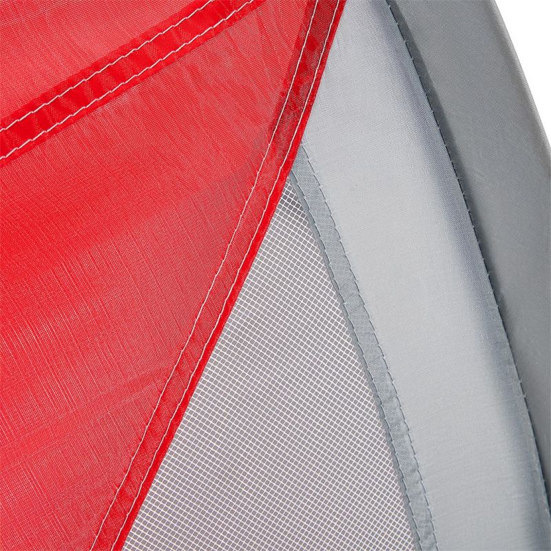 NILS CAMP NC3142 Self-Placing Beach Tent Red-Gray