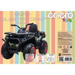 Enero Battery-Powered Quad Car Traper Military toys