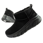Skechers women's winter boots, insulated leather ankle boots Cipő
