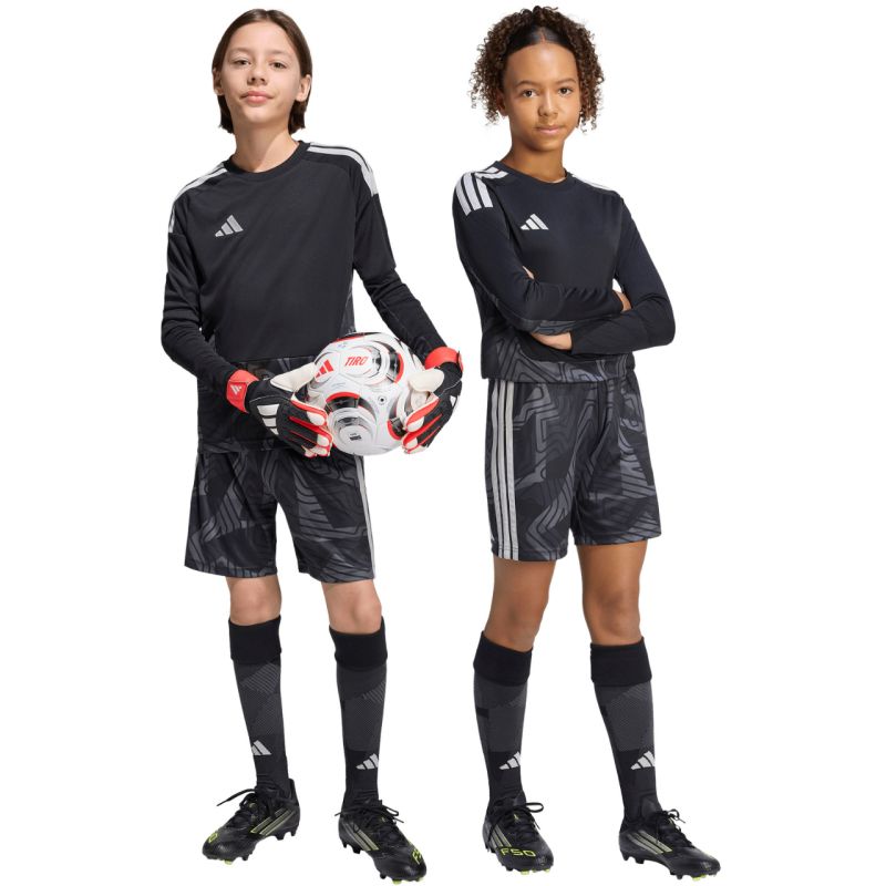 Adidas Tiro 26 Competition Goalkeeper Kids' Black and Gray szürke short KC5468