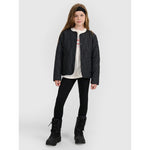Girls' down jacket with synthetic filling 4F 4FJRAW25TDJAF0767-20S