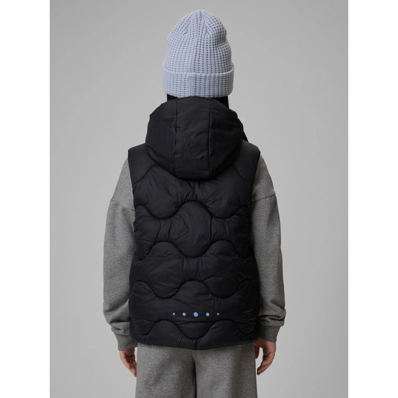Girls' hooded vest 4F 4FJRSS26TVJAF355-20S vests